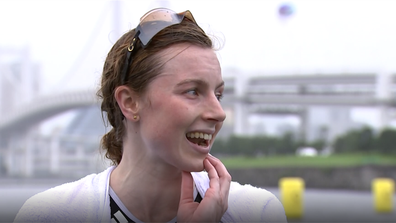 'I just rode it!' - Taylor-Brown on her decision after puncture