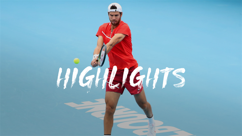 Australian Open : Day 1 - Highlights KHACHANOV v KUDLA