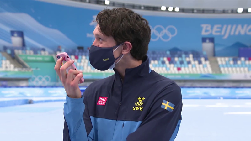'Big congratulations' - Swedish Prime Minister calls van der Poel after speed skating gold