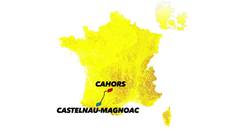 Tour de France Stage 19 profile and route map: Castelnau-Magnoac – Cahors