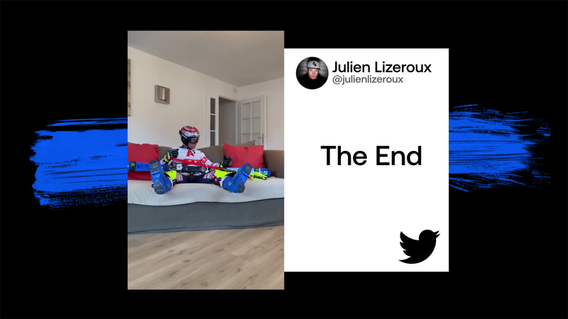 Lizeroux posts "The End" on Twitter : Social Stories