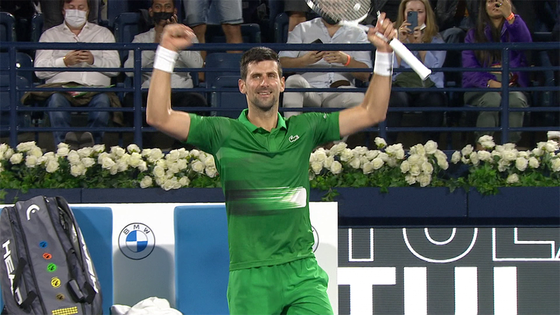 Djokovic két szettben verte Khachanovot Dubajban