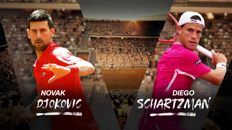 Roland-Garros : Feature Novak Djokovic vs Diego Schwartzman