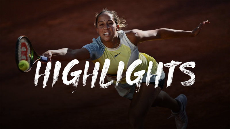 Madison Keys - Elena Rybakina - Roland-Garros Highlights