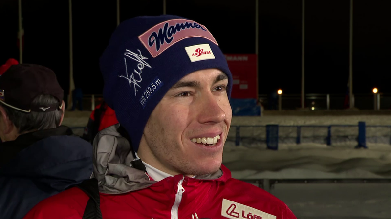 Sapporo : Ski Jumping Qualifying: Stefan Kraft interview after his 2nd place (in english)