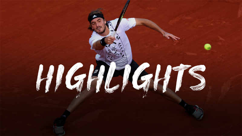 Stefanos Tsitsipas  - Mikael Ymer - Roland Garros Highlights