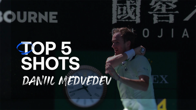 La top 5 dei colpi più belli di Daniil Medvedev