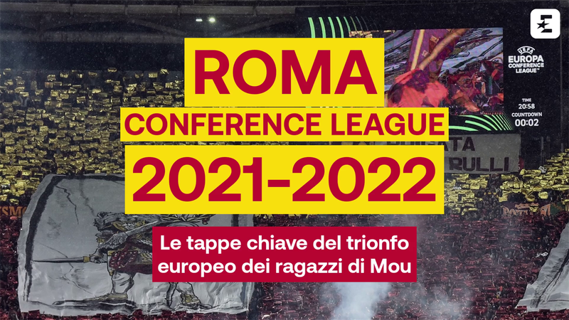 Roma campione, la cavalcata in Conference League in 220"