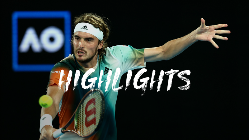 Fritz - Tsitsipas - Australian Open Highlights