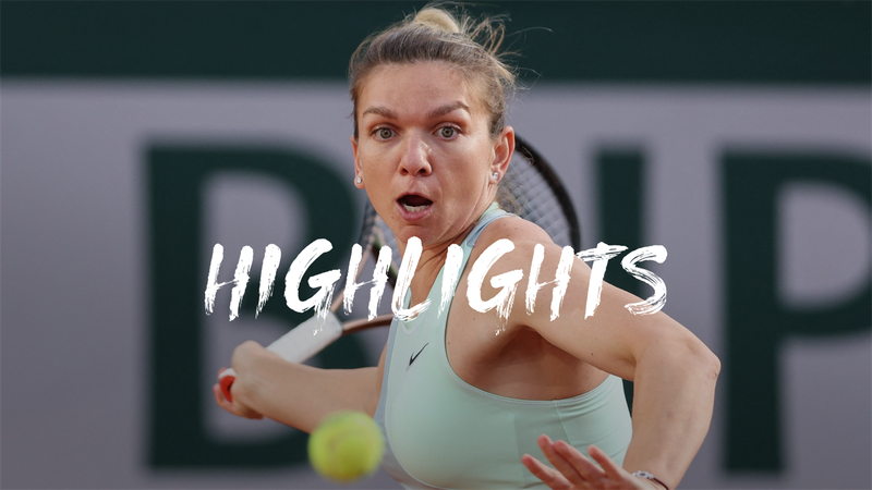 Simona Halep - Nastasja Schunk - Roland-Garros Highlights