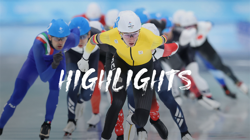 Speed Skating Men's Mass Start - Pekín 2022 - Momentos destacados de los Juegos Olímpicos