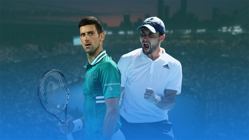 Djokovic-Karatsev: David contra Goliat (9:30)