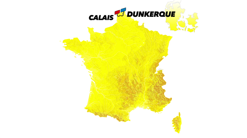 Tappa 4: Dunkerque-Calais, il percorso in 3D