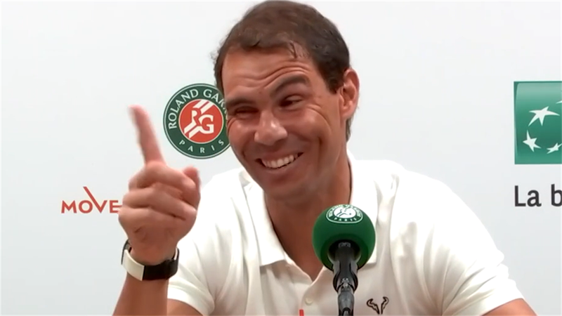 Showman Nadal sorgt auf Pressekonferenz für Lacher