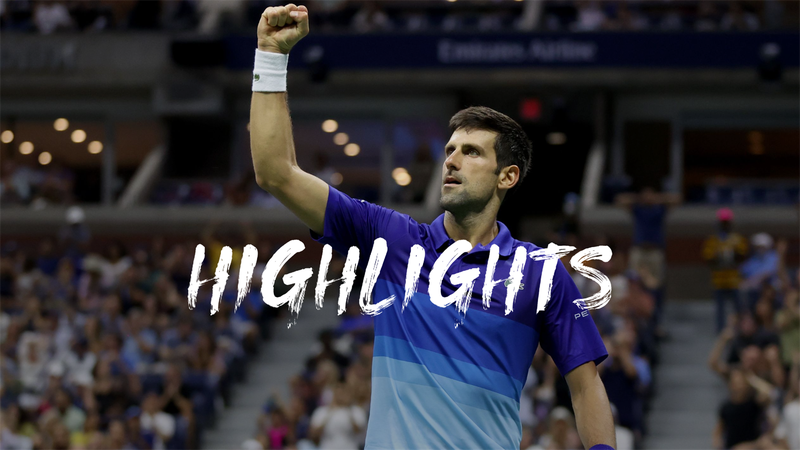 Djokovic - Brooksby - US Open Highlights