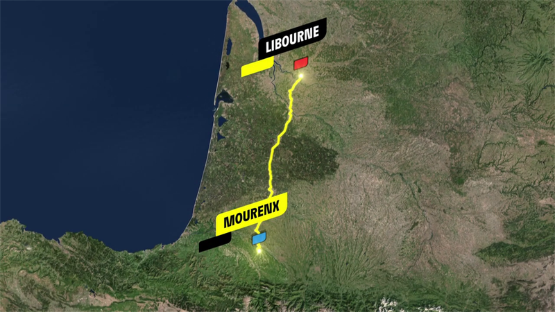 Stage 19 profile: Mourenx - Libourne