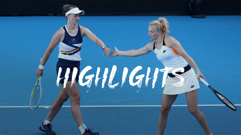 Hoogtepunten Krejcikova/Siniakova  - Collins/Krawczyk - Australian Open Hoogtepunten