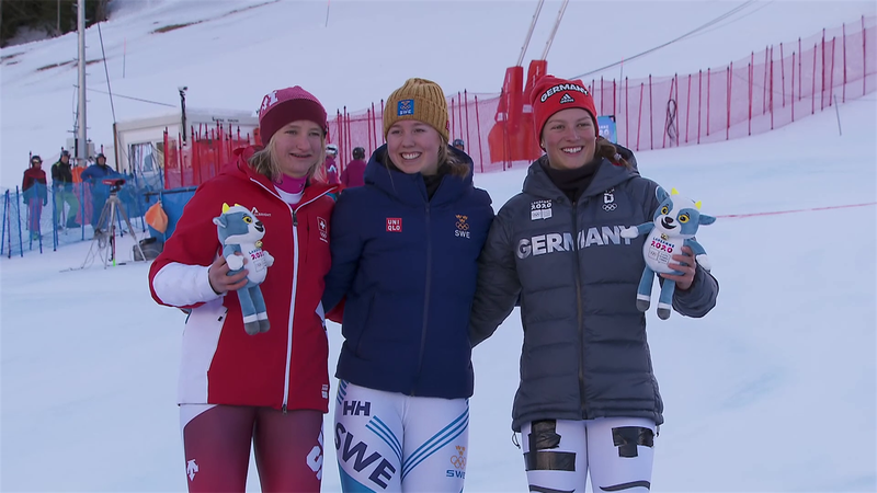 Emma Sahlin claims slalom success at Youth Olympics