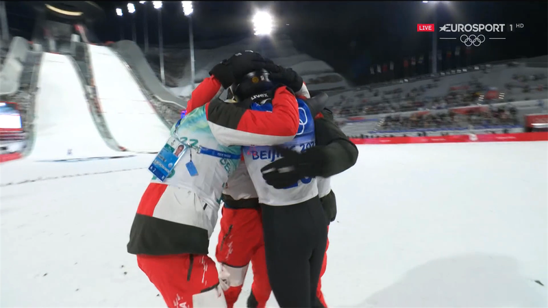 Austria cucerește medalia de aur la sărituri cu schiurile în proba pe echipe! Slovenia - argint