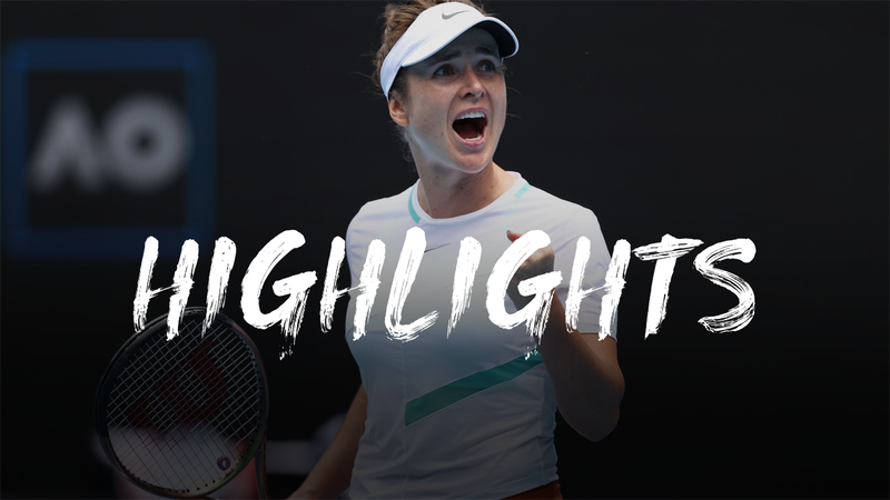 Ferro - Svitolina - Australian Open Highlights