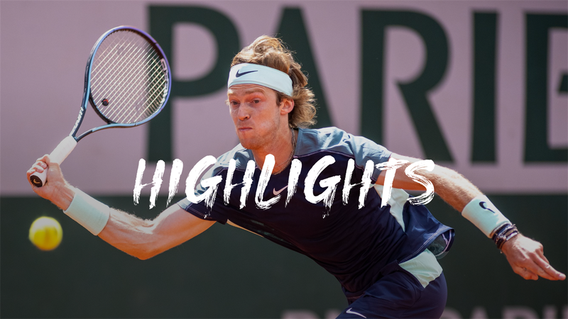 Andrey Rublev - Soonwoo Kwon - Roland-Garros Highlights