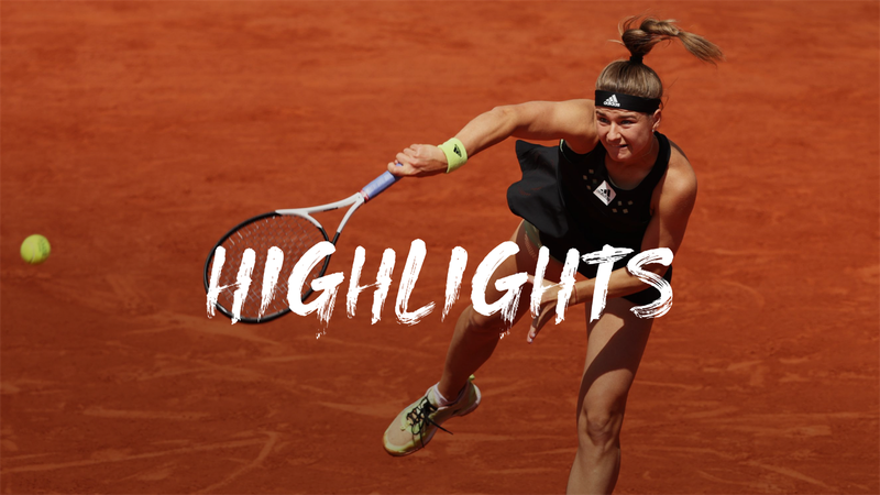 Highlights: Muchova stuns fourth seed Sakkari in French Open upset