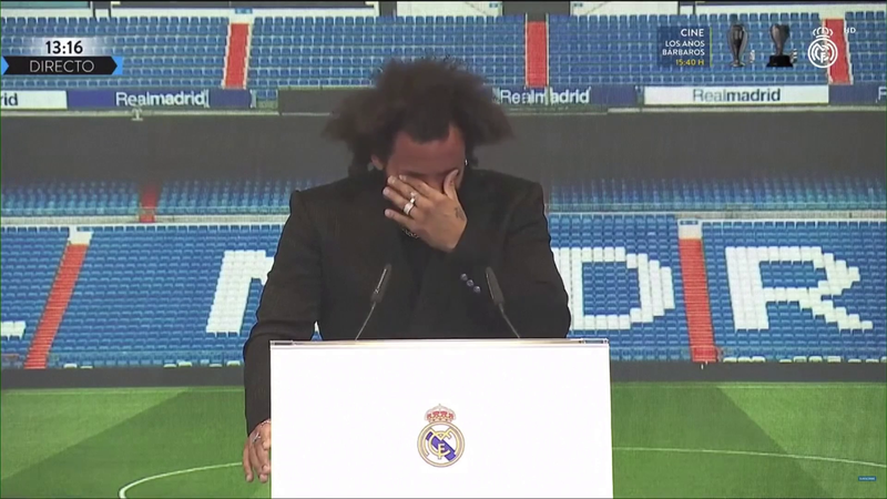 Marcelo saluta il Real Madrid e non trattiene l’emozione