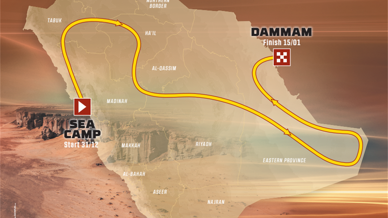 Des bords de la mer Rouge à Dammam, le Dakar 2023 traversera l'Arabie Saoudite