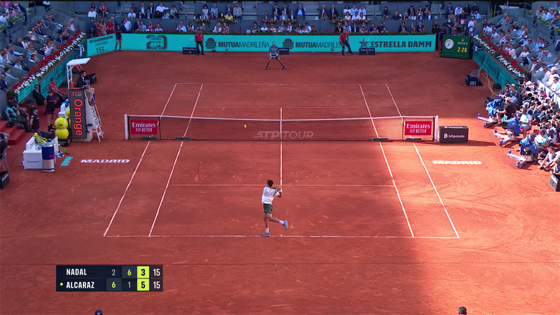 Madridi tenisztorna - Alcaraz Nadalt legyőzve elődöntős - videó