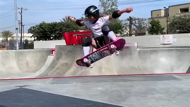 Skateboarder Sky Brown, 11, begged parents to let her compete at Olympics
