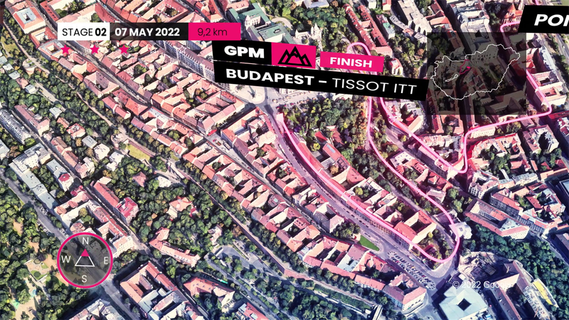 Stage 2 profile and route map: Budapest - Budapest