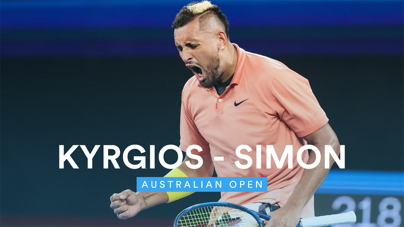 Australian Open Highlights: Kyrgios vs Simon