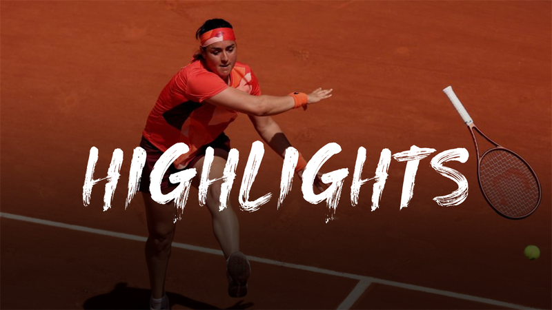 Bronzetti v Jabeur - French Open highlights