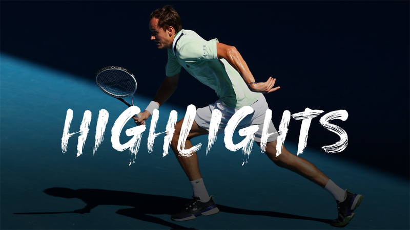 Van de Zandschulp - Medvedev - Australian Open Highlights