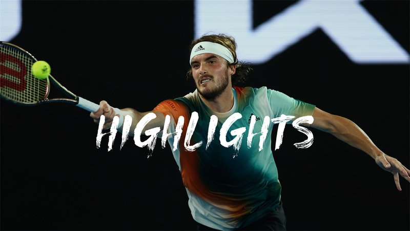 Highlights: Tsitsipas roars through to semi-finals with impressive win over Sinner