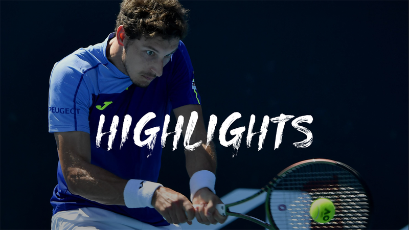 Australian Open : Day 1 - Highlights ETCHEVERRY v CARRENO BUSTA