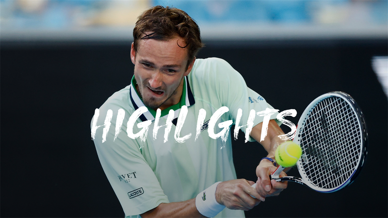 Highlights: Irritable Medvedev battles past Cressy in heated clash