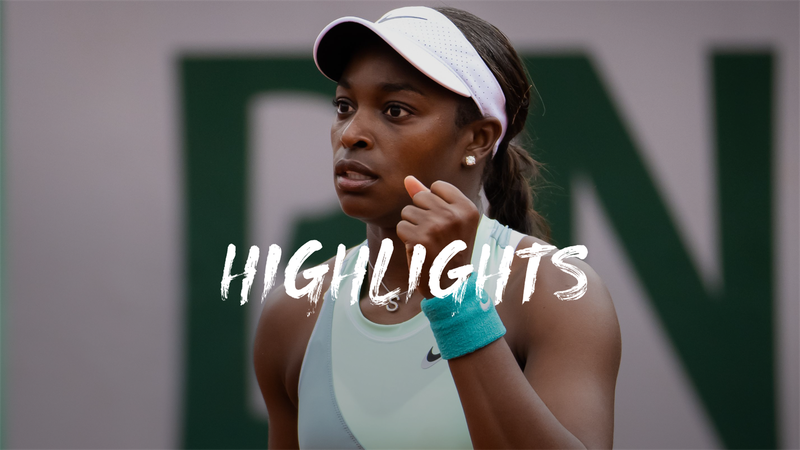 Sorana Cirstea - Sloane Stephens - Roland-Garros Highlights