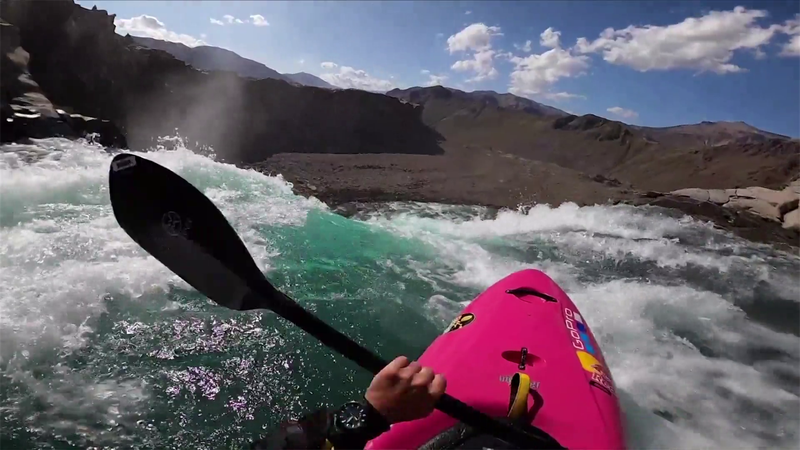Watch: American kayaker takes plunge down 134ft waterfall