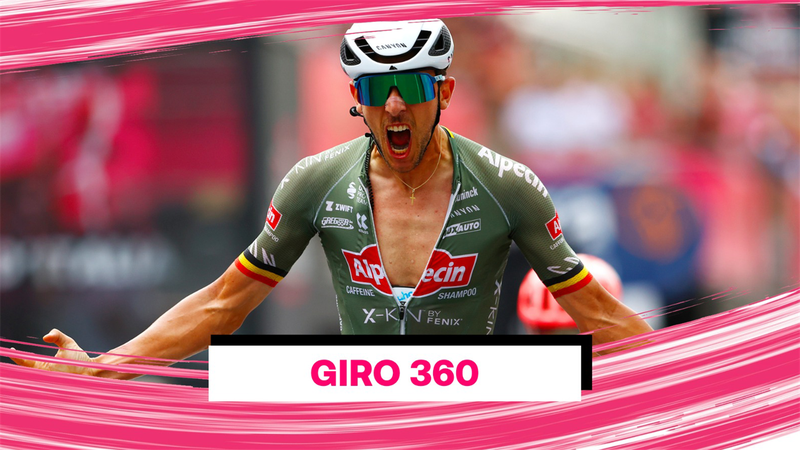 Giro 360: Volata? No, fuga. Vince De Bondt, Affini 2°