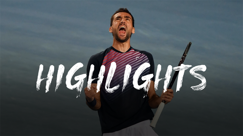 Highlights: Cilic ousts Rublev to reach fourth round