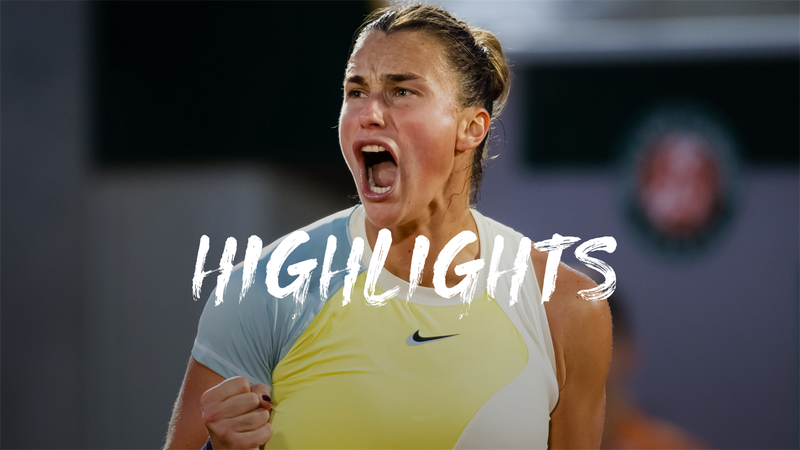 Madison Brengle vs. Aryna Sabalenka - French Open Highlights