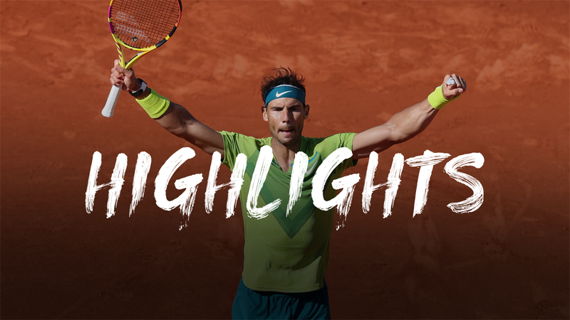 Highlights: Nadal var nådesløs mod chanceløse Botic Van de Zandschulp