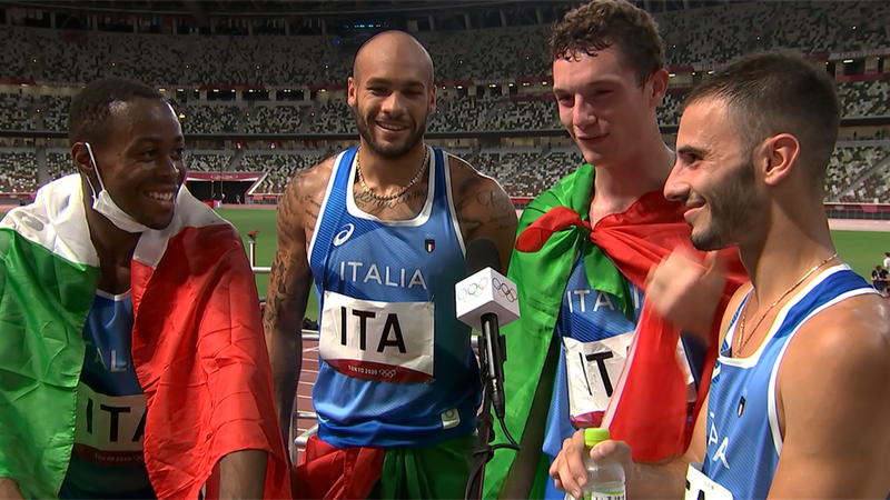 olimpiadi tokyo 2020 marcell jacobs e l abbraccio con mamma viviana ha sempre creduto in me atletica video eurosport