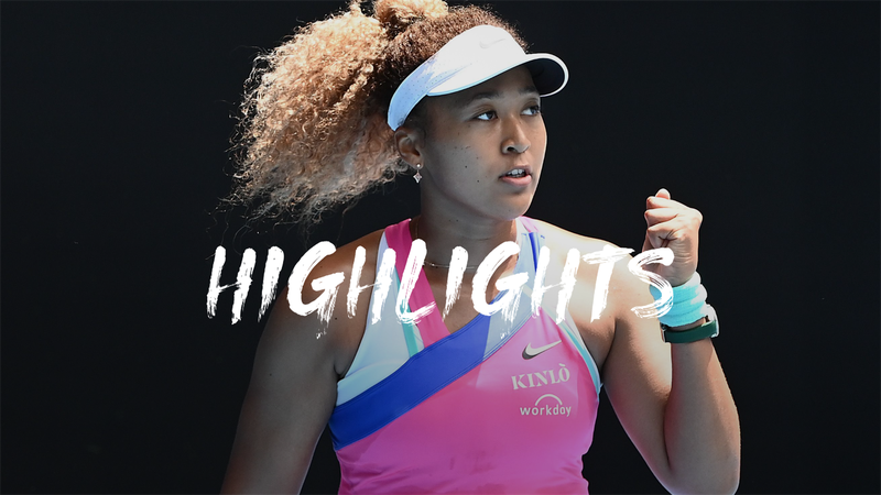 Highlights: Defending champion Osaka through to second round with comfortable win