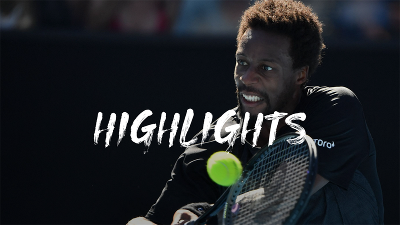 Highlights: Monfils canters past Garin in straight sets