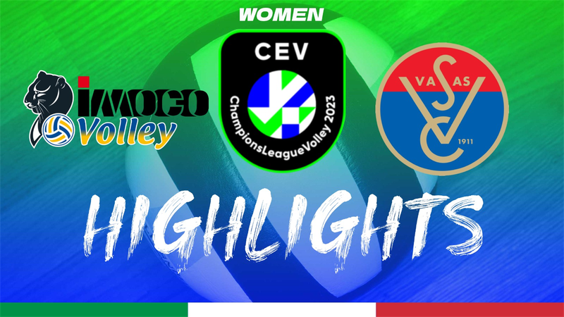 Highlights: Conegliano-Vasas Budapest 3-0