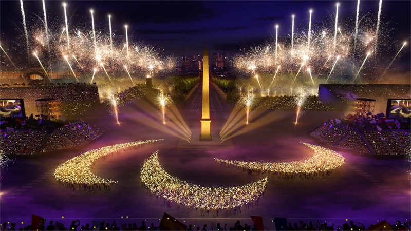 La plaza de la Concordia y los Campos Elíseos lanzan los Paralímpicos de París 2024