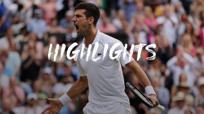 Wimbledon: Høydepunkter Djokovic - Shapovalov