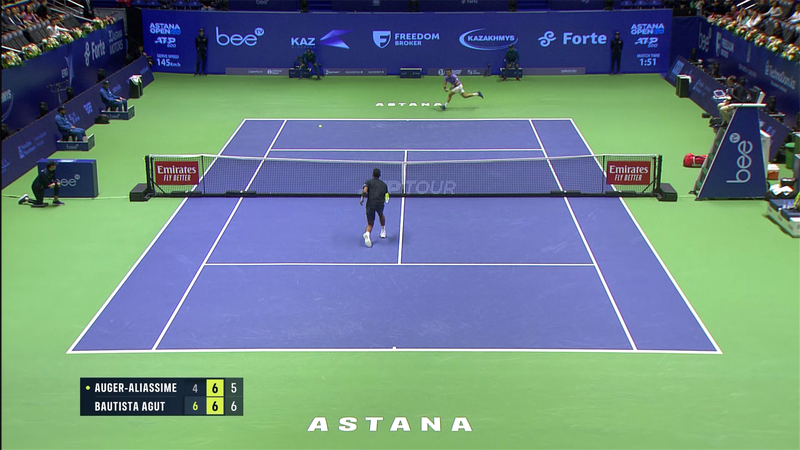 Auger-Aliassime, OUT în primul tur la Astana Open! Elevul lui Toni Nadal, învins de Bautista-Agut